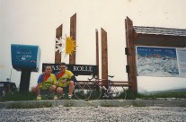 1996 circa – Lino Farisato e Piero Serblin, al Passo Rolles e Passo Valles