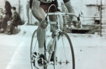 Lino Farisato impegnato in una cronometro