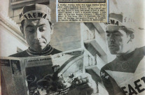 Eddy Merckx (sx) e Lino Farisato