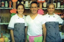 Silvia, Lino e Michela Farisato