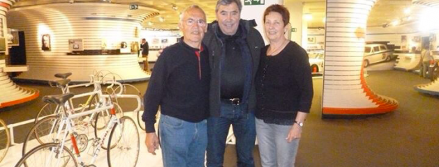 Lino Farisato alla mostra di Eddy Merckx 2015