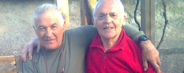 Lino Farisato in visita a Roberto Ballini