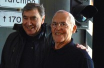 2015, Bruxelles – Eddy Merckx con Lino Farisato, invitato alla Mostra “70 Ans Jaar Eddy Merckx Jacky Ickx”